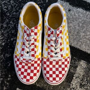checkered vans